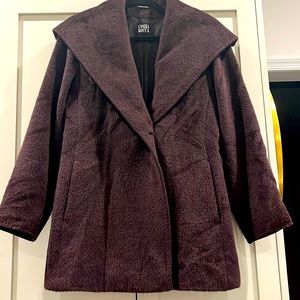 Cinzia Rocca baby llama brown coat